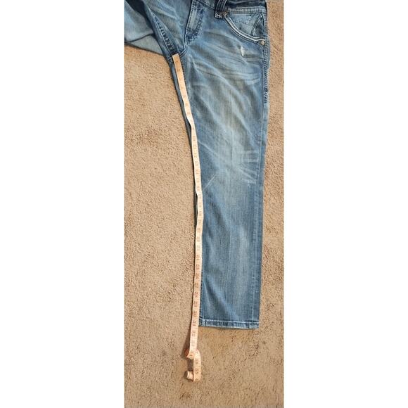 Men's Rock Revival Nikola Alt Straight Jeans Size 38/31 Relaxed Distressed - Picture 7 of 7